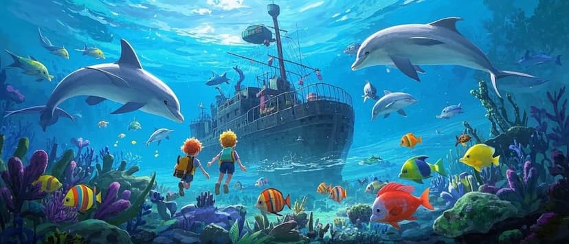 Oliver's Ocean Friends - AI Generated Story