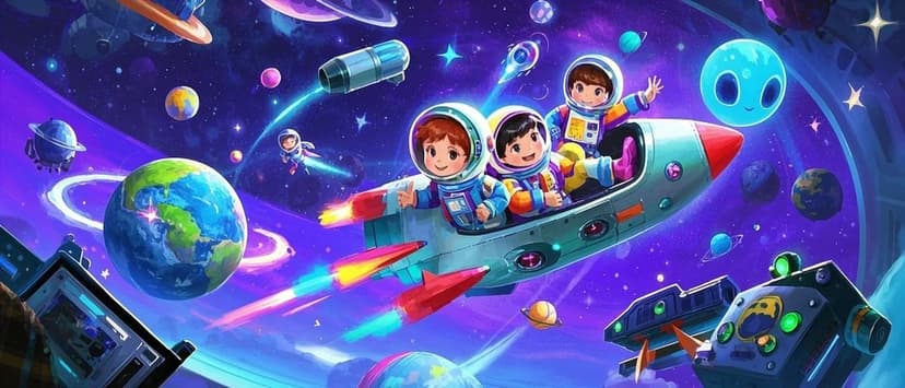 Luna's Space Adventure - AI Generated Story